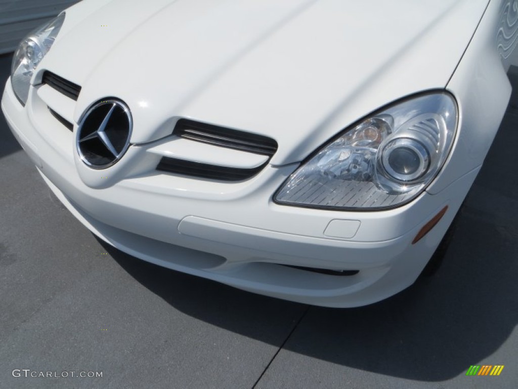 2006 SLK 350 Roadster - Alabaster White / Brown Nappa photo #12