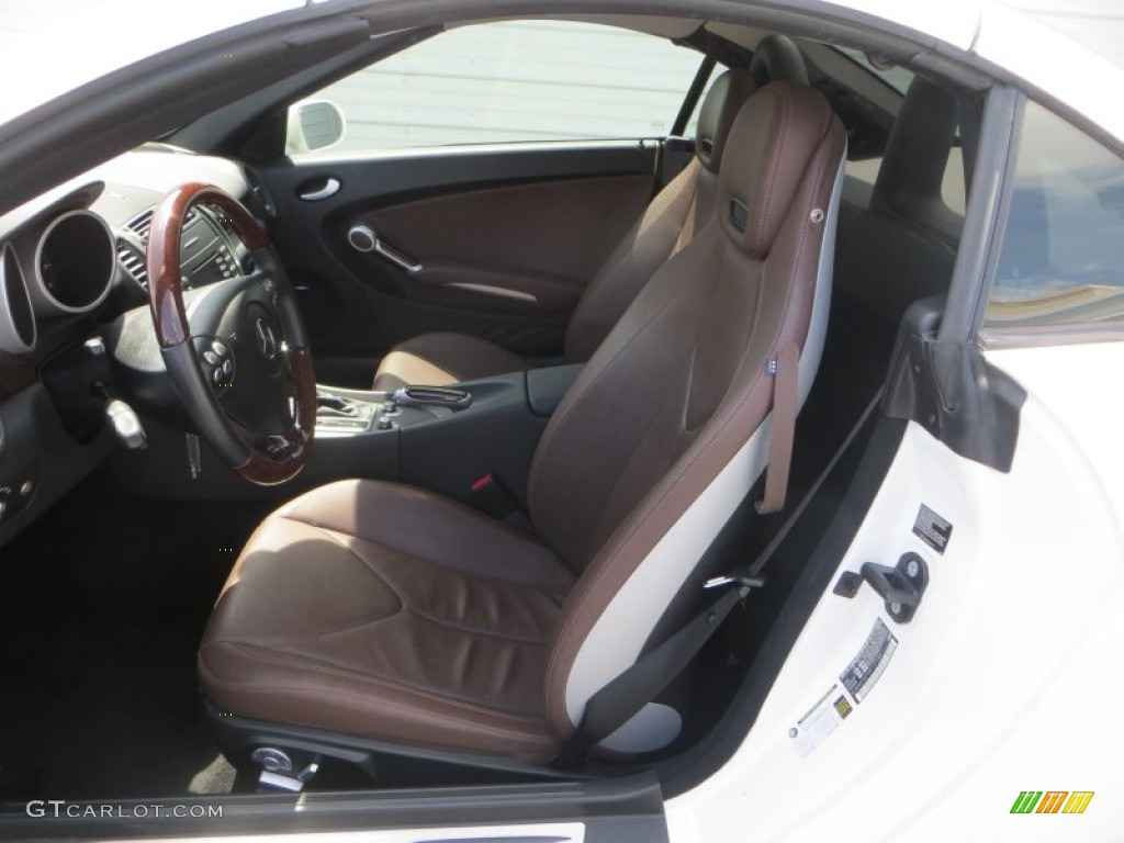 2006 SLK 350 Roadster - Alabaster White / Brown Nappa photo #25