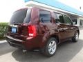 2013 Dark Cherry Pearl Honda Pilot EX-L 4WD  photo #3