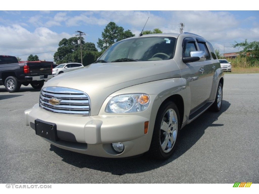 2009 HHR LT - Gold Mist Metallic / Cashmere photo #2