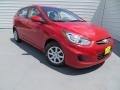 2013 Boston Red Hyundai Accent GS 5 Door  photo #1