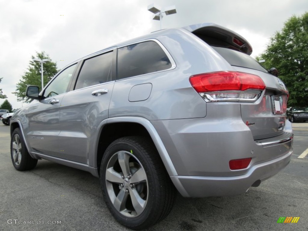 2014 Grand Cherokee Overland - Billet Silver Metallic / Morocco Black photo #2