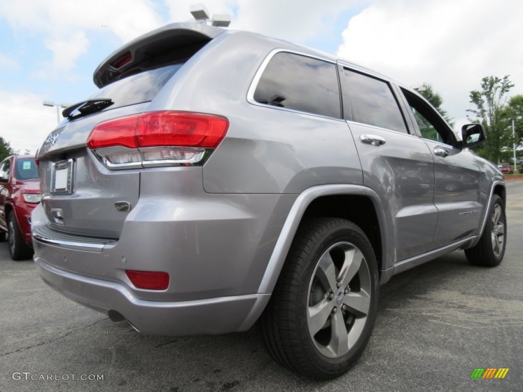 2014 Grand Cherokee Overland - Billet Silver Metallic / Morocco Black photo #3