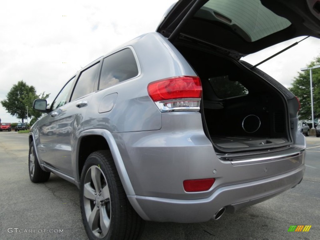 2014 Grand Cherokee Overland - Billet Silver Metallic / Morocco Black photo #10