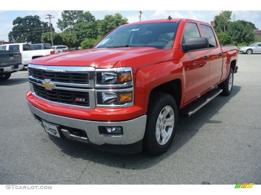 2014 Silverado 1500 LT Z71 Crew Cab 4x4 - Victory Red / Jet Black photo #2
