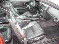 2002 Pontiac Firebird Ebony Black Interior Front Seat Photo