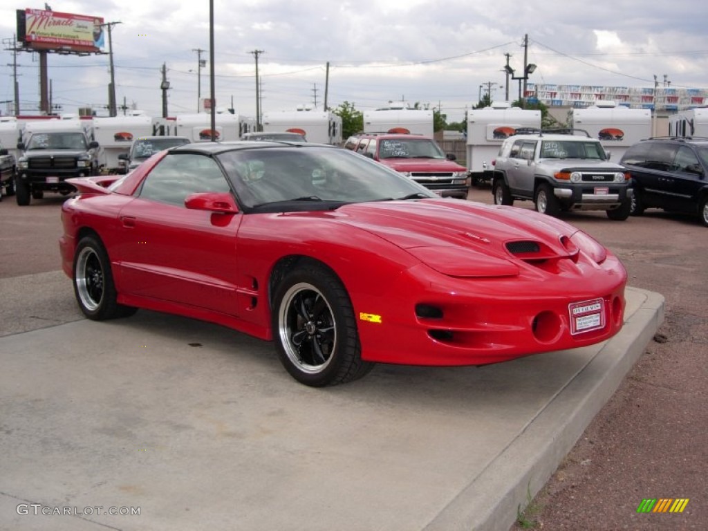 Bright Red 2002 Pontiac Firebird Trans Am Coupe Exterior Photo #84104432