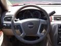 2014 GMC Yukon Light Tan Interior Steering Wheel Photo