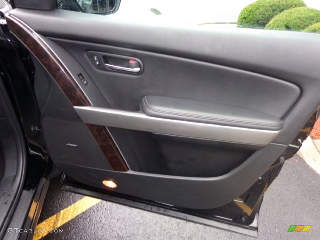 2011 Mazda CX-9 Grand Touring AWD Black Door Panel Photo #84105770