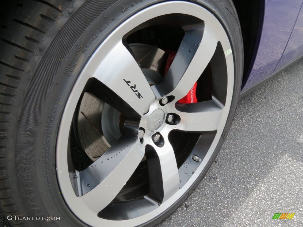 2013 Challenger SRT8 392 - Plum Crazy Pearl / Dark Slate Gray photo #5