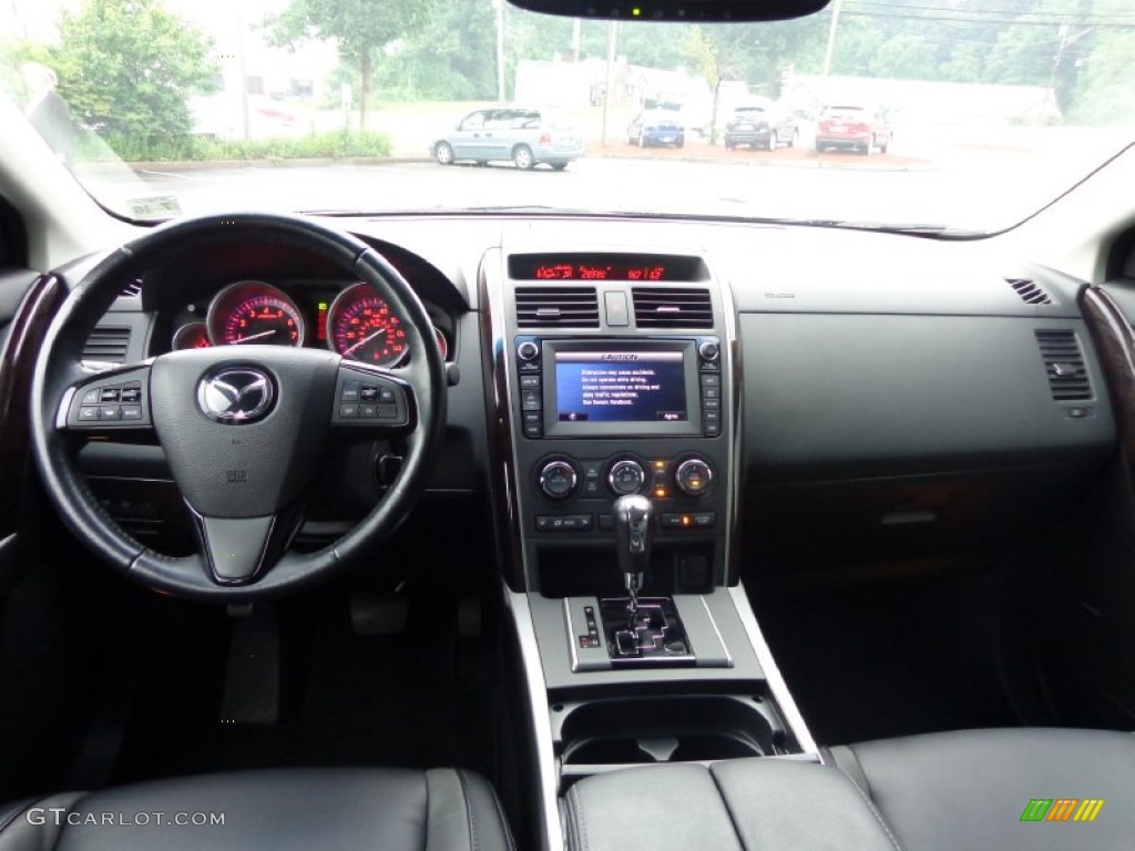 2011 Mazda CX-9 Grand Touring AWD Black Dashboard Photo #84106214