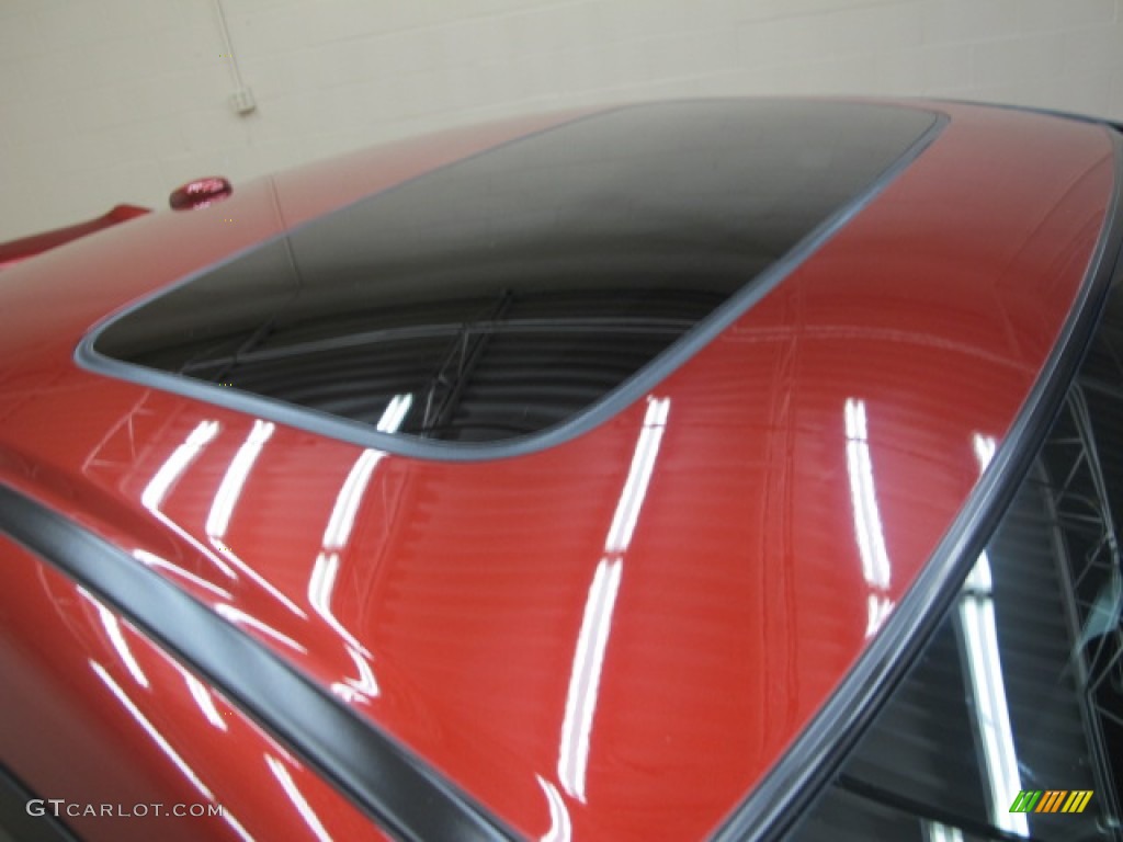 2008 Civic Si Coupe - Habanero Red Pearl / Black photo #12