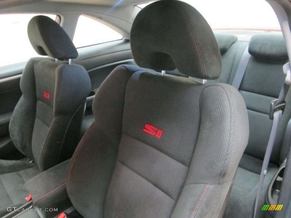 2008 Civic Si Coupe - Habanero Red Pearl / Black photo #18