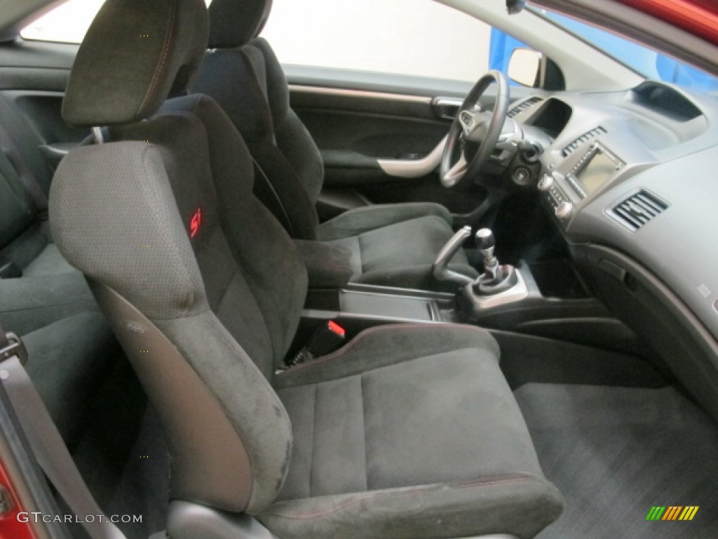 2008 Civic Si Coupe - Habanero Red Pearl / Black photo #21
