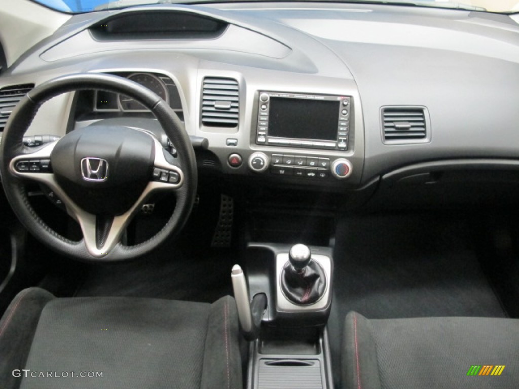 2008 Civic Si Coupe - Habanero Red Pearl / Black photo #24