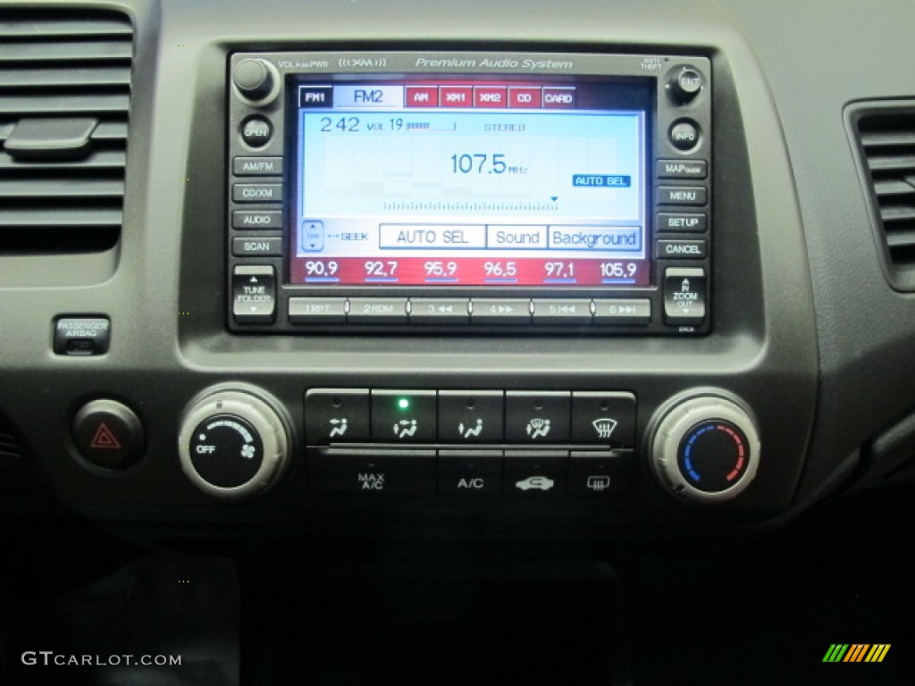 2008 Civic Si Coupe - Habanero Red Pearl / Black photo #28