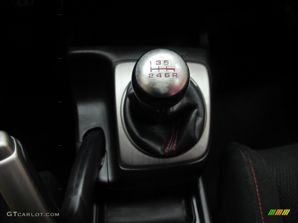 2008 Civic Si Coupe - Habanero Red Pearl / Black photo #31