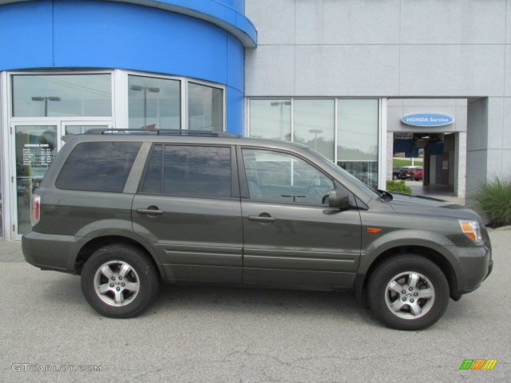 2006 Pilot EX-L 4WD - Amazon Green Metallic / Olive photo #2