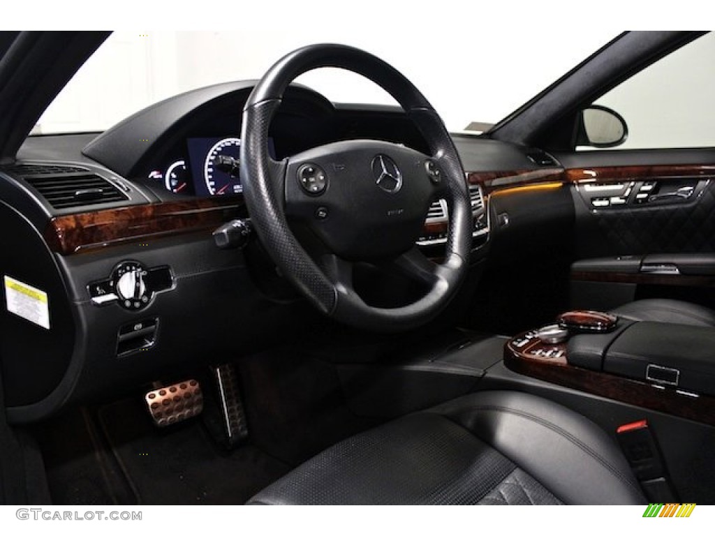 2008 Mercedes-Benz S 65 AMG Sedan Black Dashboard Photo #84108008