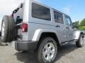 2013 Billet Silver Metallic Jeep Wrangler Unlimited Sahara 4x4  photo #3