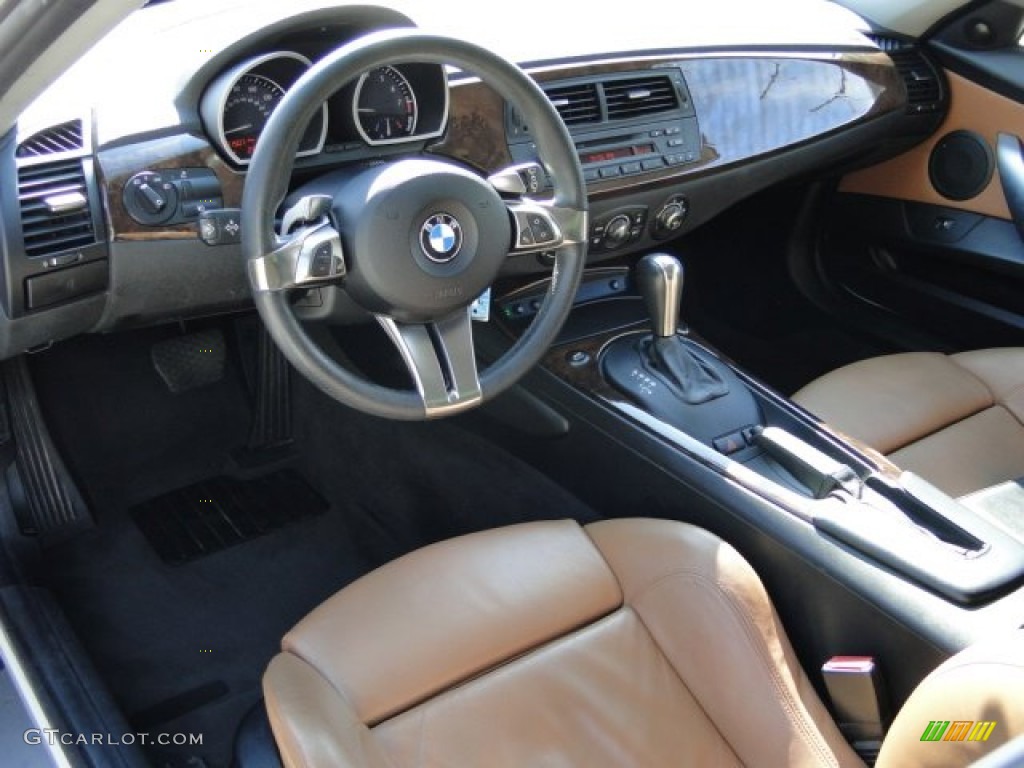 2007 Z4 3.0si Coupe - Alpine White / Saddle Brown photo #12