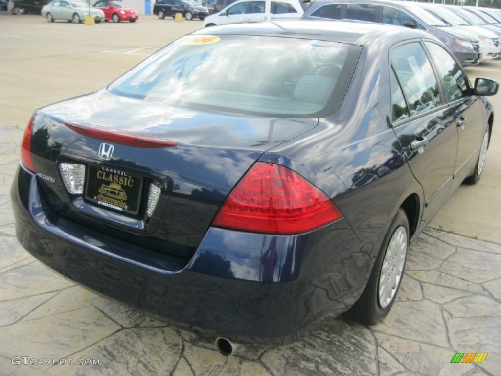 2006 Accord Value Package Sedan - Royal Blue Pearl / Gray photo #5