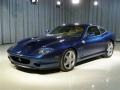 2002 Ferrari 575 Maranello F1, Blue / Tan, Front Left