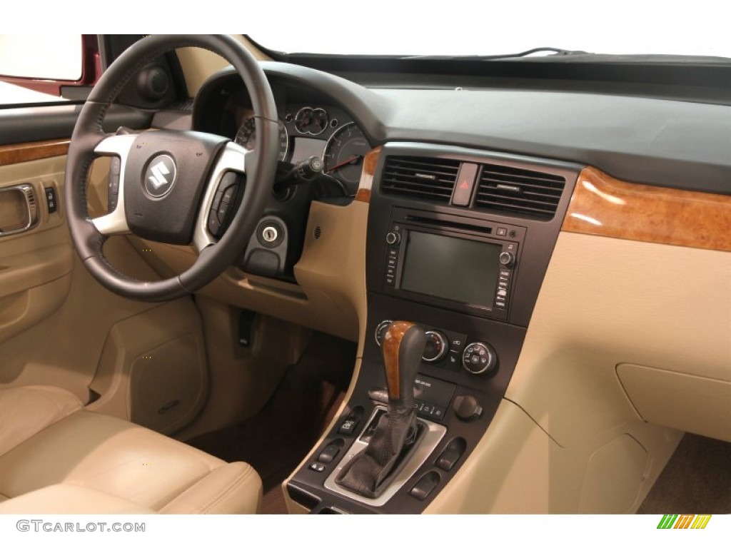 2008 XL7 Limited - Cranberry Red Metallic / Beige photo #24