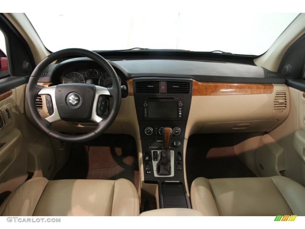 2008 XL7 Limited - Cranberry Red Metallic / Beige photo #29