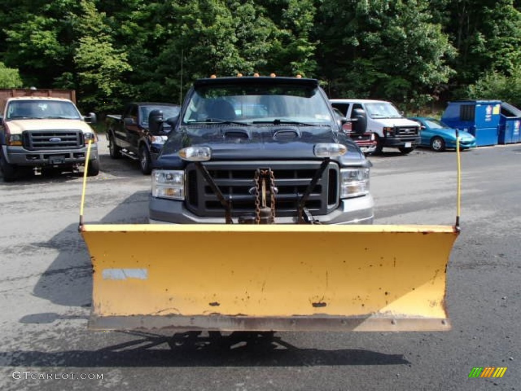2005 F350 Super Duty XL Regular Cab 4x4 Plow Truck - True Blue Metallic / Medium Flint photo #3