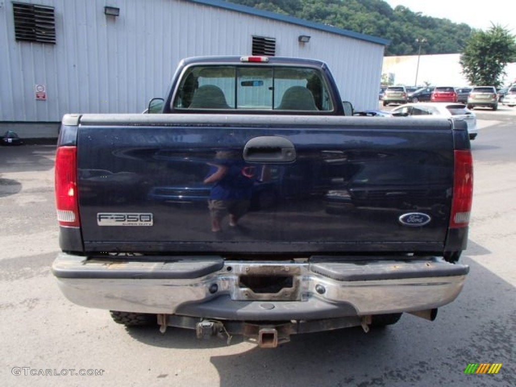 2005 F350 Super Duty XL Regular Cab 4x4 Plow Truck - True Blue Metallic / Medium Flint photo #7