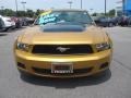 2010 Sunset Gold Metallic Ford Mustang V6 Coupe  photo #8