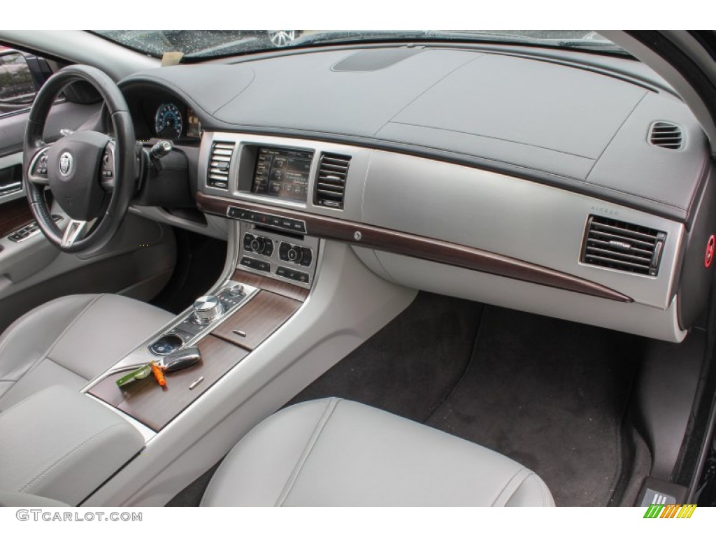 2012 Jaguar XF Standard XF Model Dove/Warm Charcoal Dashboard Photo #84111548