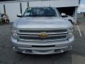 2013 Silver Ice Metallic Chevrolet Silverado 1500 LT Extended Cab 4x4  photo #3