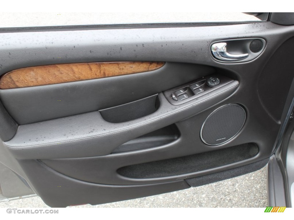 2007 Jaguar X-Type 3.0 Charcoal Door Panel Photo #84113108