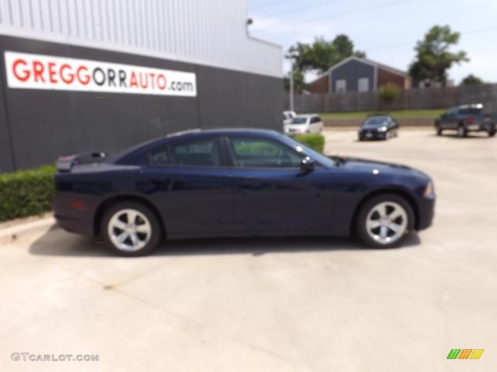 2013 Charger SE - Jazz Blue / Black/Light Frost Beige photo #5