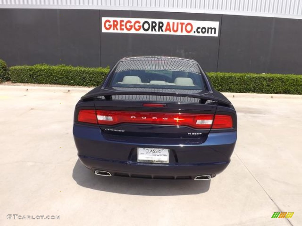 2013 Charger SE - Jazz Blue / Black/Light Frost Beige photo #8