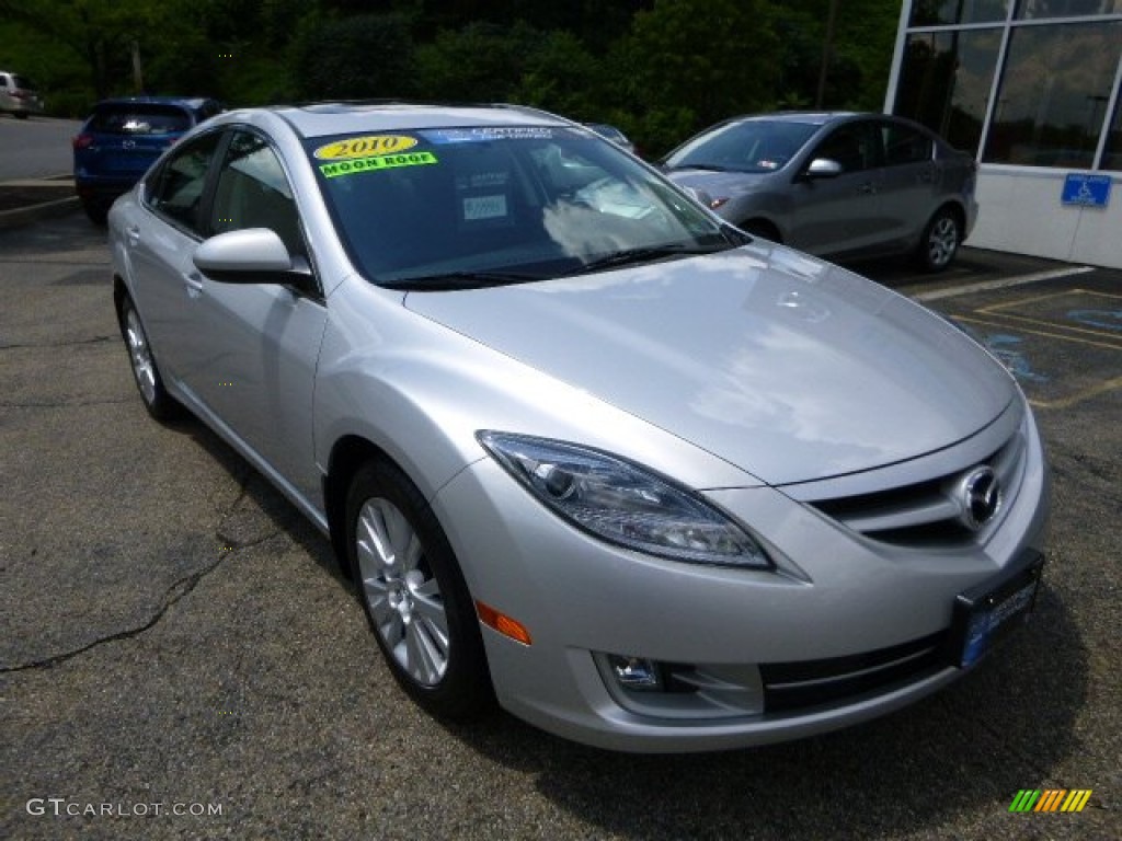 2010 MAZDA6 s Touring Sedan - Brilliant Silver Metallic / Black photo #8