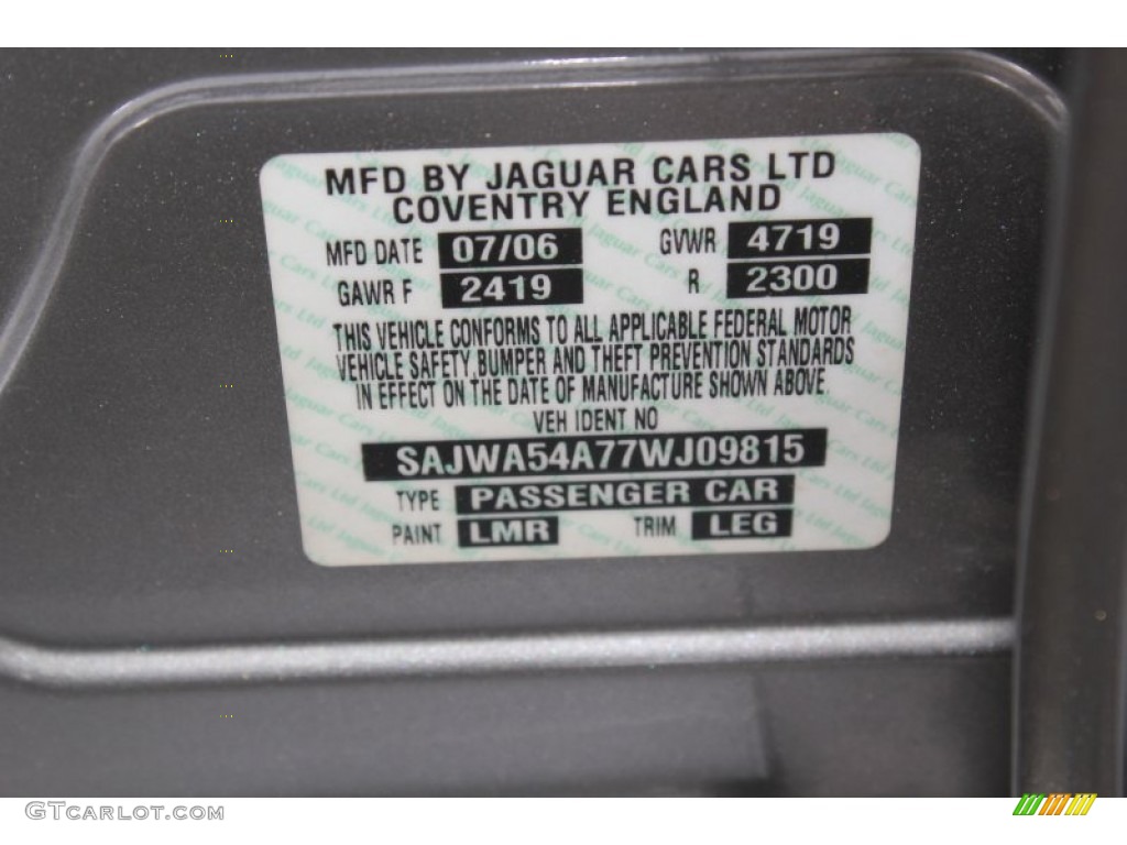 2007 X-Type 3.0 - Shadow Grey Metallic / Charcoal photo #27