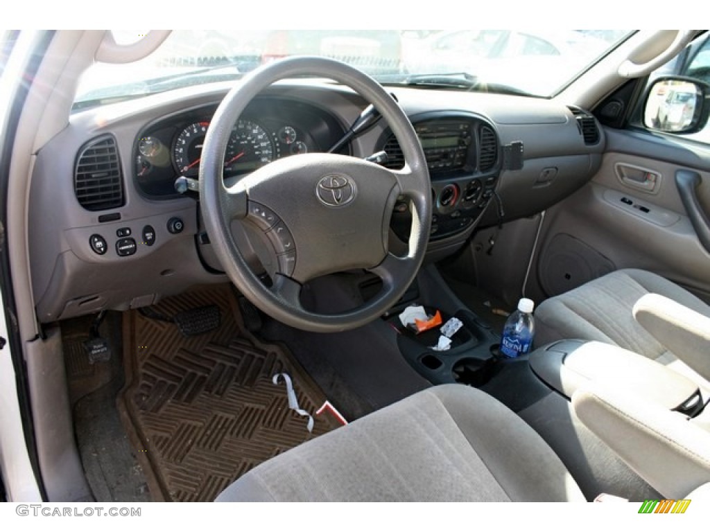 2005 Tundra SR5 Double Cab 4x4 - Natural White / Light Charcoal photo #5