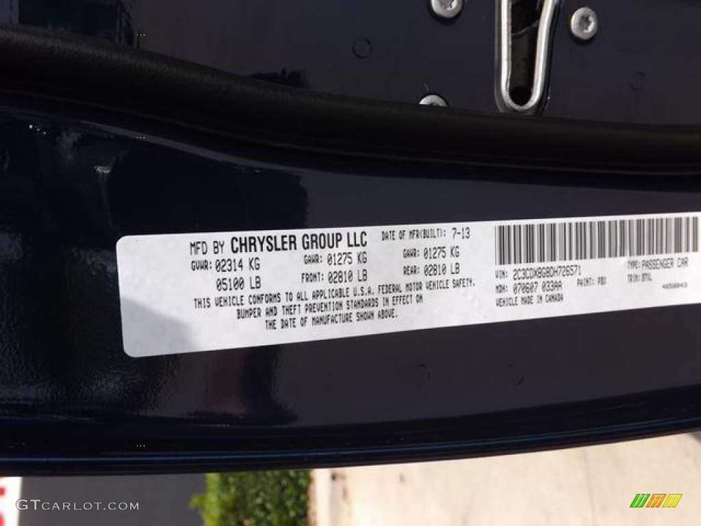 2013 Charger SE - Jazz Blue / Black/Light Frost Beige photo #26