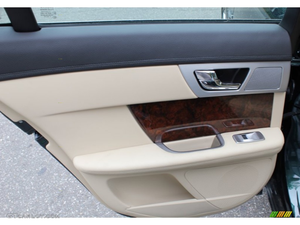 2012 XF  - British Racing Green Metallic / Barley/Warm Charcoal photo #15