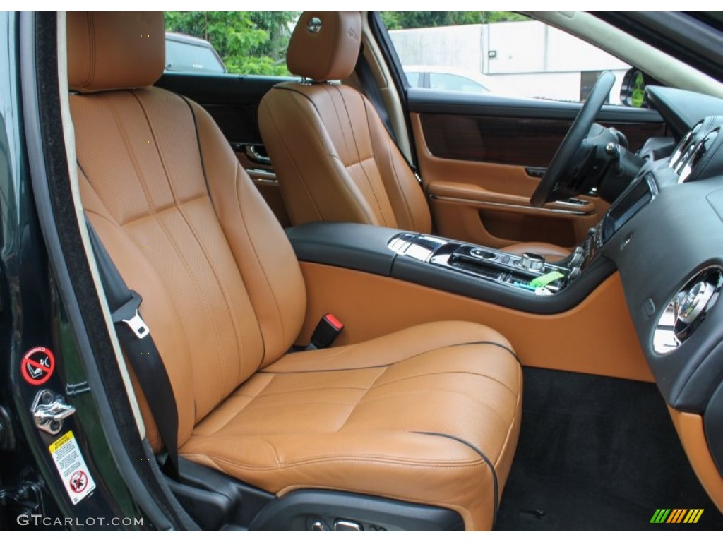 2011 XJ XJL - Botanical Green Metallic / London Tan/Jet Black photo #10