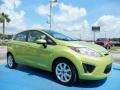 2012 Lime Squeeze Metallic Ford Fiesta SE Hatchback  photo #7