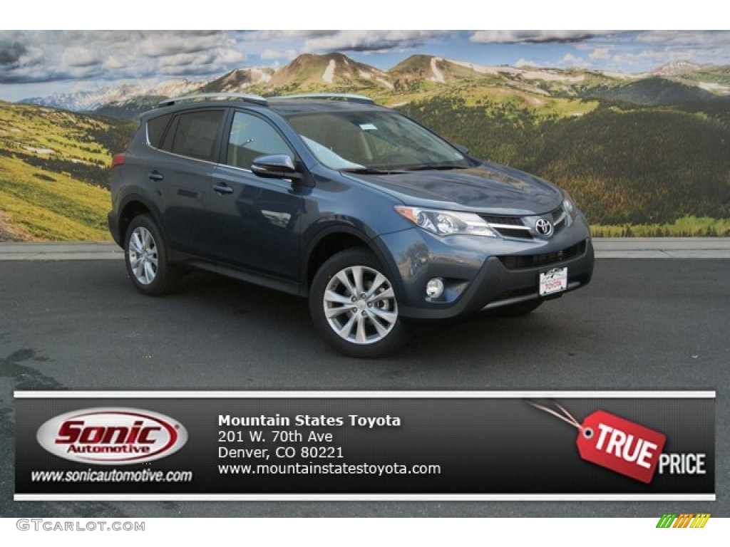 2013 RAV4 XLE AWD - Shoreline Blue Pearl / Black photo #1