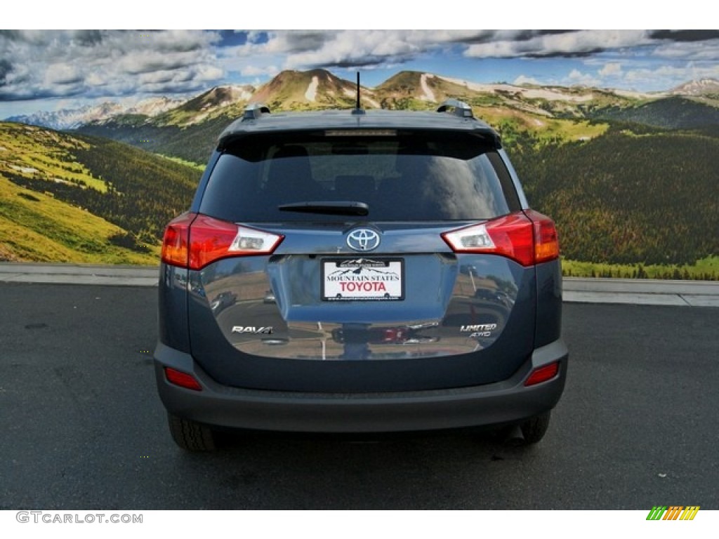 2013 RAV4 XLE AWD - Shoreline Blue Pearl / Black photo #4