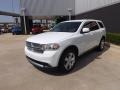 2013 Bright White Dodge Durango SXT  photo #2