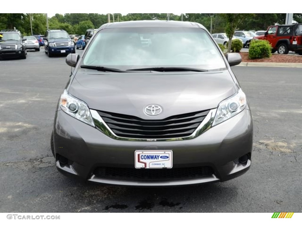 2012 Sienna  - Predawn Gray Mica / Light Gray photo #2