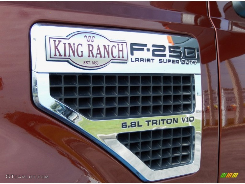 2008 Ford F250 Super Duty Lariat Crew Cab 4x4 Marks and Logos Photo #84118727