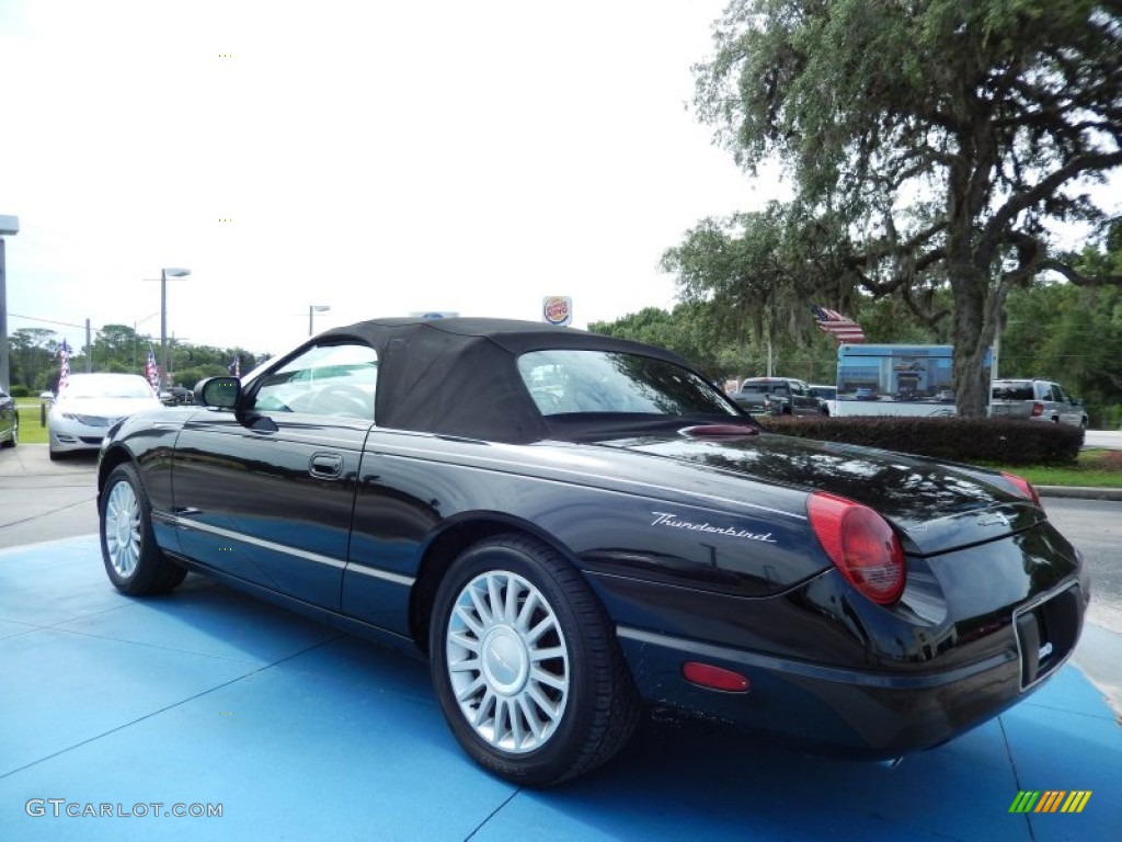 2005 Thunderbird Premium Roadster - Evening Black / Black Ink photo #3